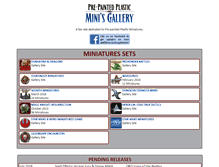 Tablet Screenshot of minisgallery.com